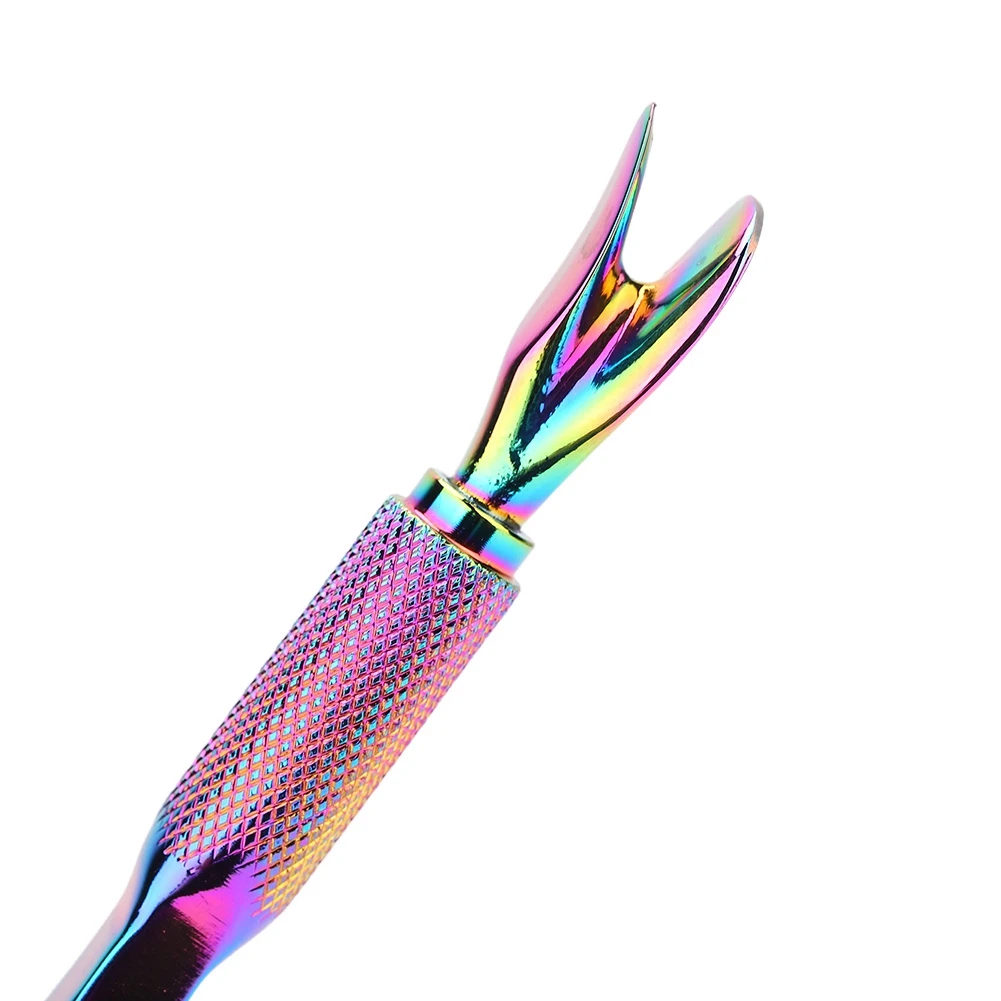 Многофункциональные для ногтей зажим-удлинитель зажим для придания формы ручки с двойной головкой двойного назначения толчок для сухой кожи Кривая для ногтей инструмент для придания формы