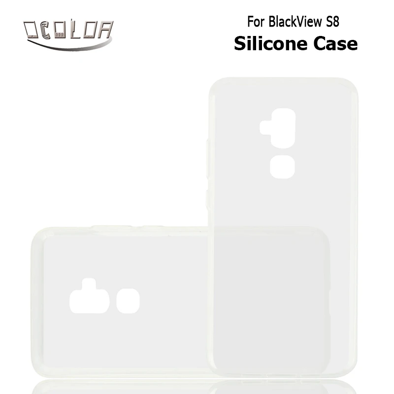 

For BlackView S8 Silicone Case Transparent Anti-knock TPU Back Case Mobile Phone Protective Cover For BlackView S8 Accessories