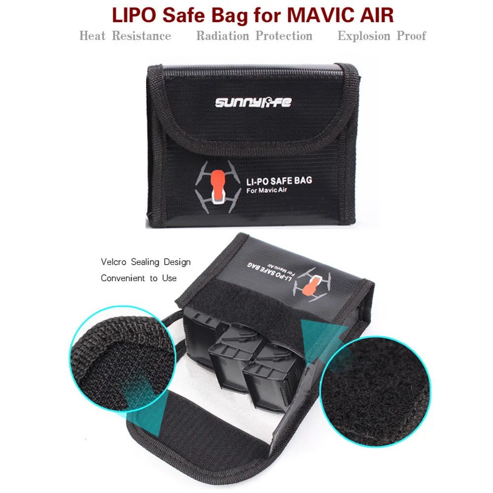 Drone L Battery Protective Storage Bag LiPo Fireproof Safe Bag