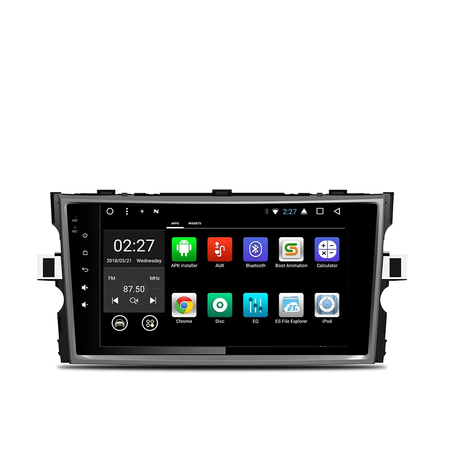 Excellent Asvegen  Android 7.1 Quad Core HD Touch Screen Car Auto WIFI Radio Multimedia Player GPS Navigation For Toyota Verso 2016 1