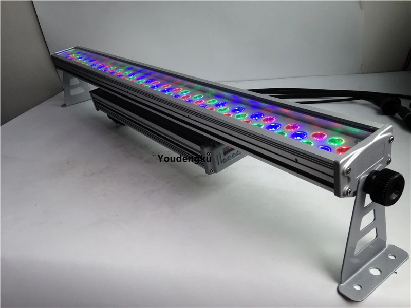 

6 pcs dj lights RGB LED color wall washer 72x3W led wall wash led exterior building lights led light bar