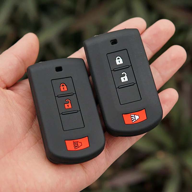 Силиконовый резиновый автомобильный брелок для ключей защитный чехол Mitsubishi Mirage