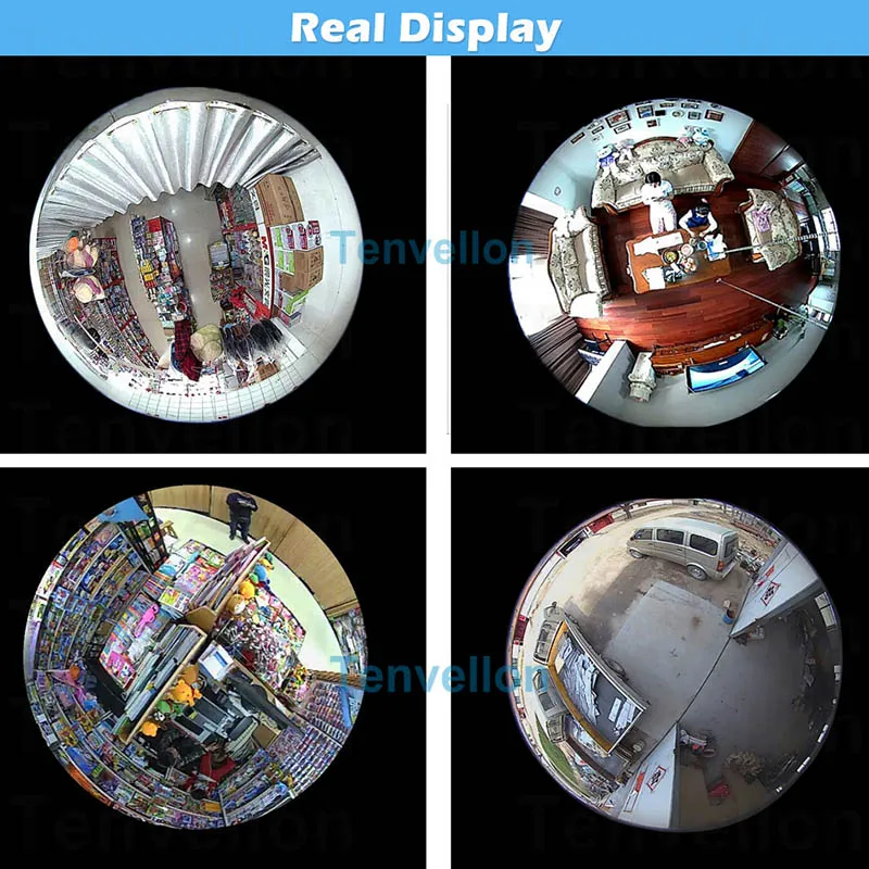 960P WIFI IP Camera 360 Degree Panoramic IP Camera 1.3MP FIsheye Lens Wireless Smart CCTV Camera TF Card IR Baby Monitor Remote