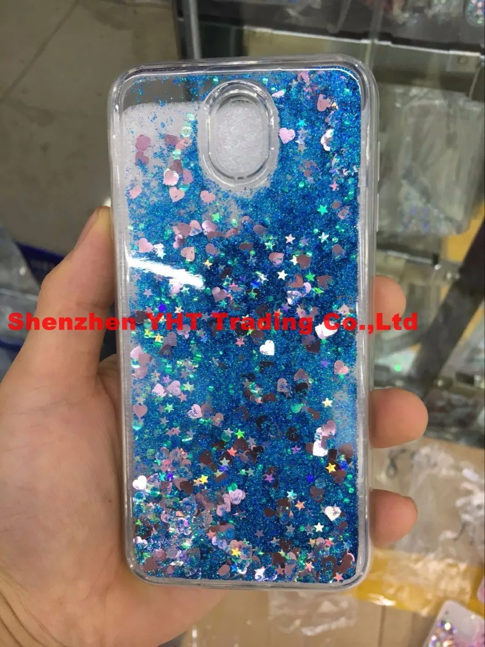 For Samsung Galaxy J7 Pro J730 Glitter Bling Dynamic Quicksand Liquid Silicone soft Back Cover case J330 J3 /J5 pro J530 |