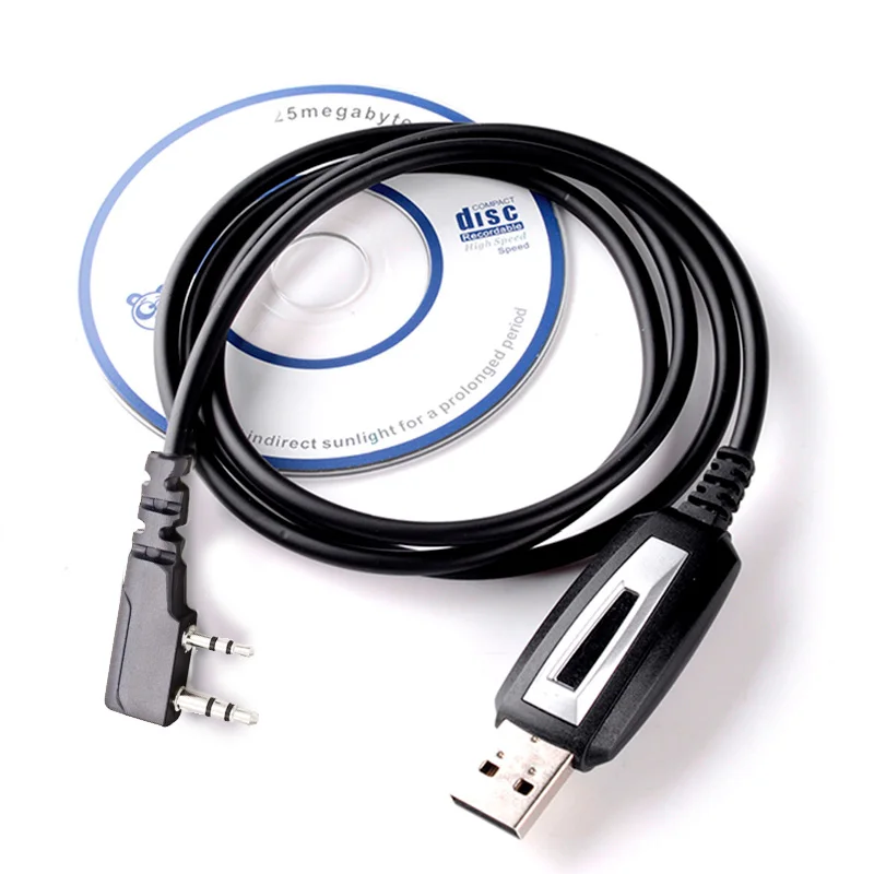 

yaesu Baofeng USB Programming Cable Driver CD For UV-5RE UV-5R Pofung UV 5R uv5r 888S UV-82 UV-B5 Two Way Radio Walkie Talkie