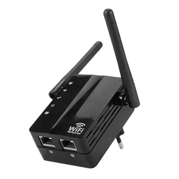 

Wireless WiFi Repeater Wi-fi Range Extender 300Mbps Signal Amplifier 802.11N/B/G Dual Antenna Booster Repetidor Wifi Reapeter