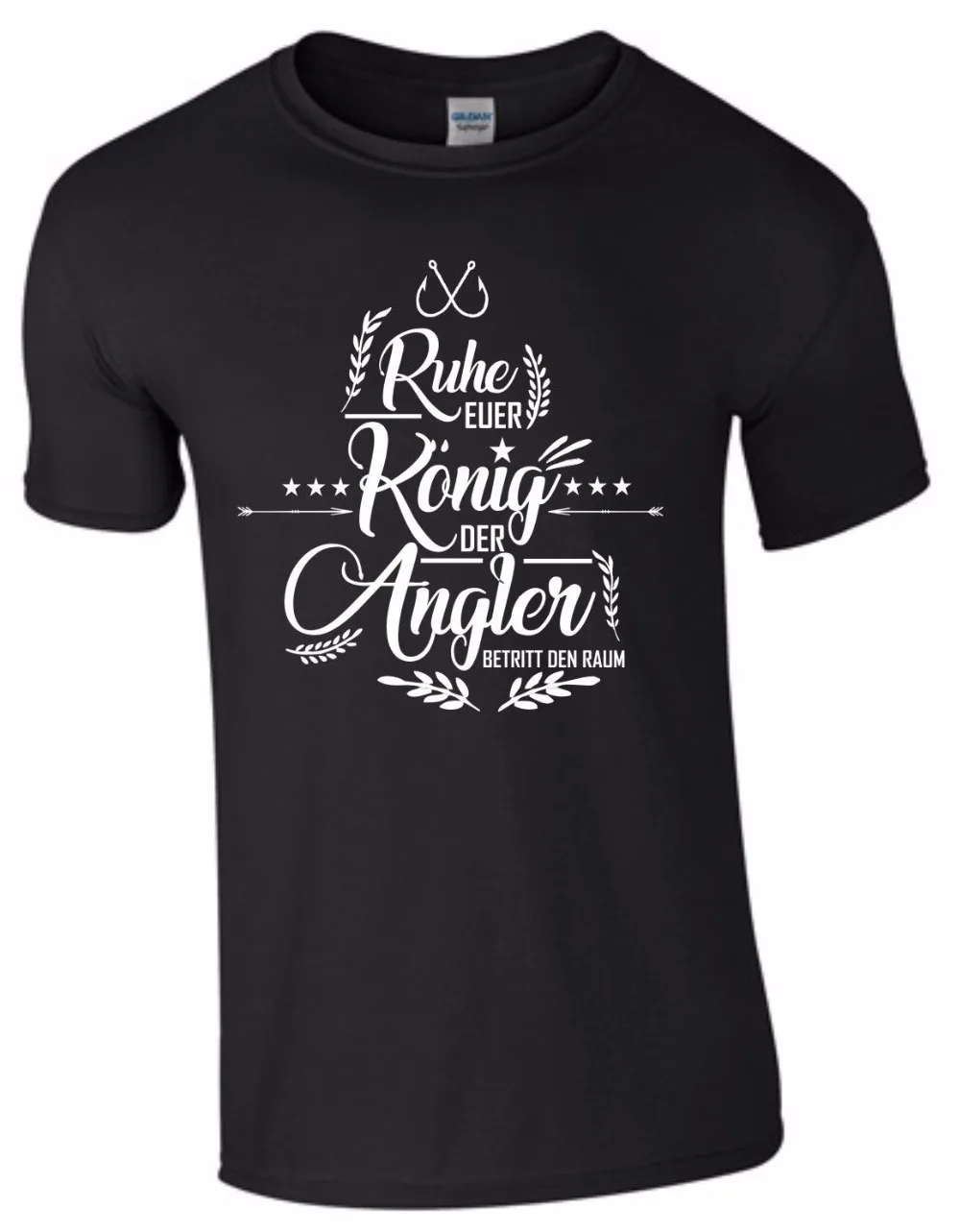 Uomo 2019 Estate Prezzo Basso Girocollo Uomo Tees Fisher T-Shirt Tee Shirt Fishinger Hook Angel Sportler Casual T Shirt
