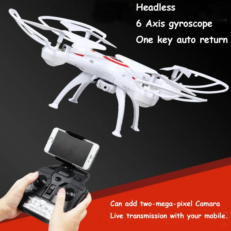 Buy Cheap RC Drone with HD Camera Remote Control Quadcopter Helicopter 2.4G Profissional Dron or Drones without camera free shipping
