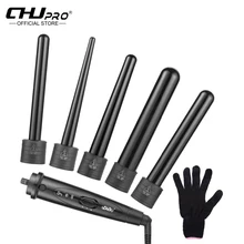 Professional Hair Curling iron Curler Wand Wave Curler For hair soft Ceramic Hair Styling Hair Curler styler Interchangeable professional hair curler crimper ceramic corrugated curler curling iron hair styler electric corrugation wave styling tools