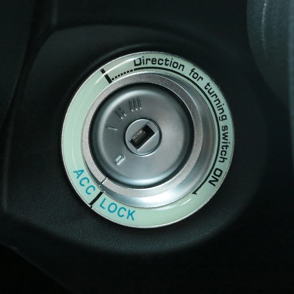 

Car Styling ,Luminous car Ignition keyhole ring decoration Cover For Ford Focus 2 3 4 2005-2016 For Focus ST RS,auto accessories