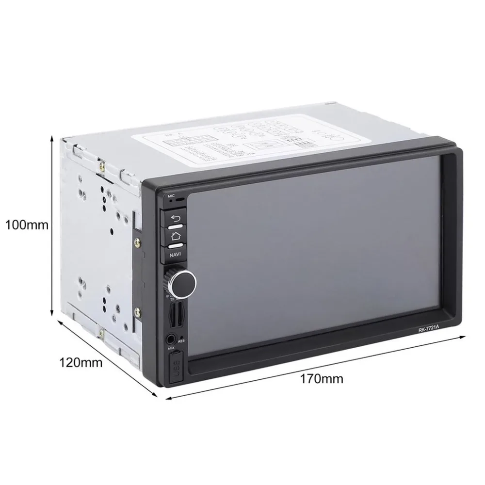 7 Inch HD Capacitive Screen 7 Colorful Light Car DVD Player European Map ship from russ