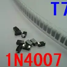 100 шт. диоды 1n4007 in4007 t7 sod123 1206 объем