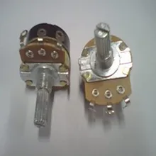 50 шт. потенциометр углерода с переключателем WH138K 3pin B5K B10K B50K