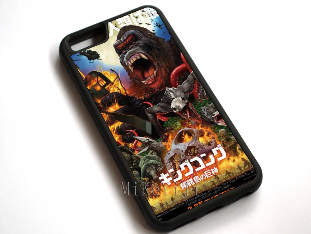 Goede #11585 Kong Schedel Eiland Samuel L. jackson hq case cover voor apple iphone 7 7 plus