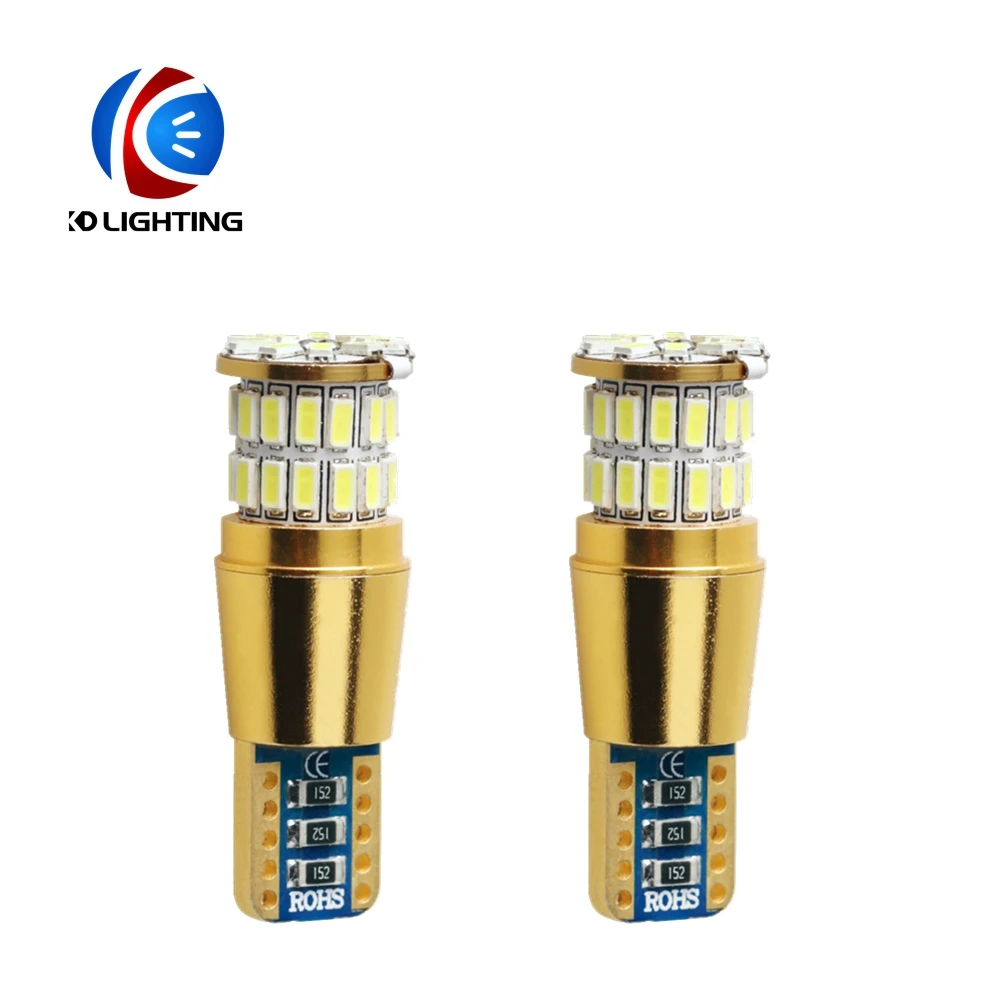 KD 10 шт. 3014 38SMD автомобиля лампы постоянного тока неполярности Canbus Белый DC12-30V Прямая замена автомобиля Оригинальная лампочка