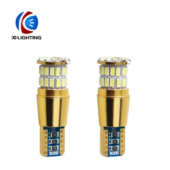 

KD 10pcs 3014 38SMD Car Bulb Constant current nonpolarity Canbus White DC12-30V Direct replacement of the original bulb