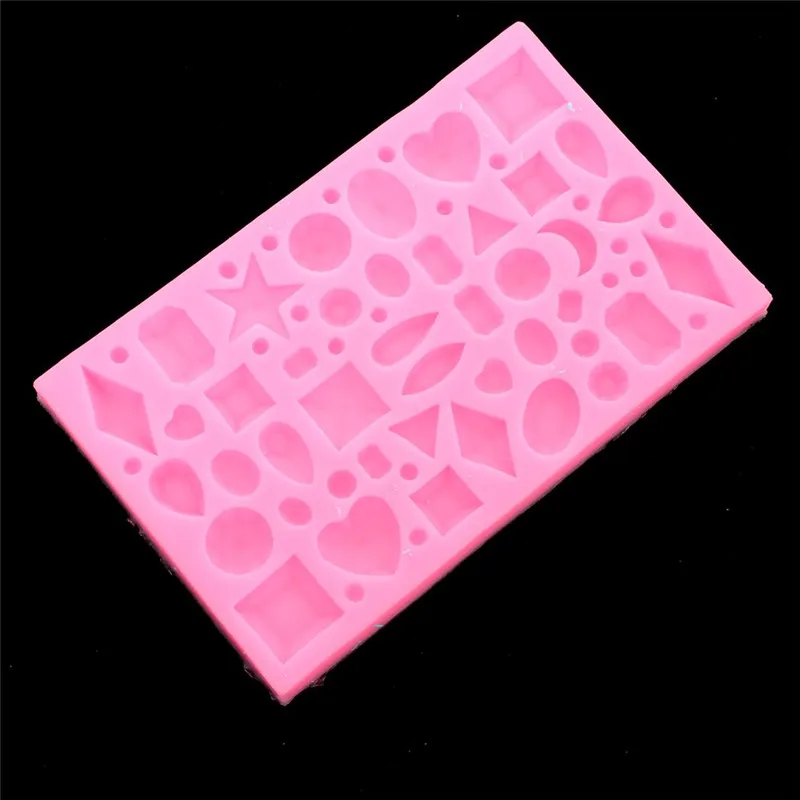 

Hot Non Stick Silicone Mould DIY Resin Decorative Craft Jewelry Making Mold Resin Molds Cake Fondant Decorating Tool