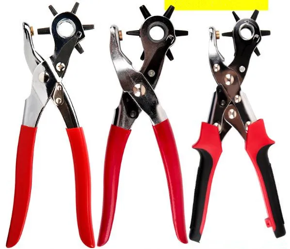 Belt hole punch multi-purpose effort punch pliers belts strap watch punching eye opener