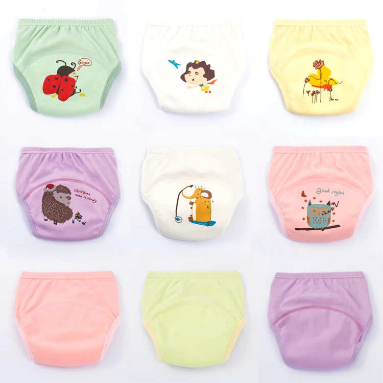 colorful baby boys and girls underwear training pants cartoon cotton baby stuffs (1)