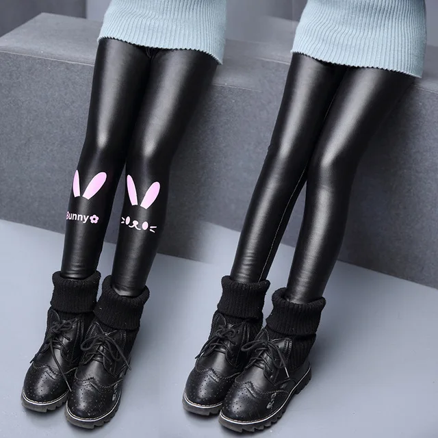 Baby Girls Winter Leggings Kids Girl Spring Warm Thick Mid Elastic Skinny Full