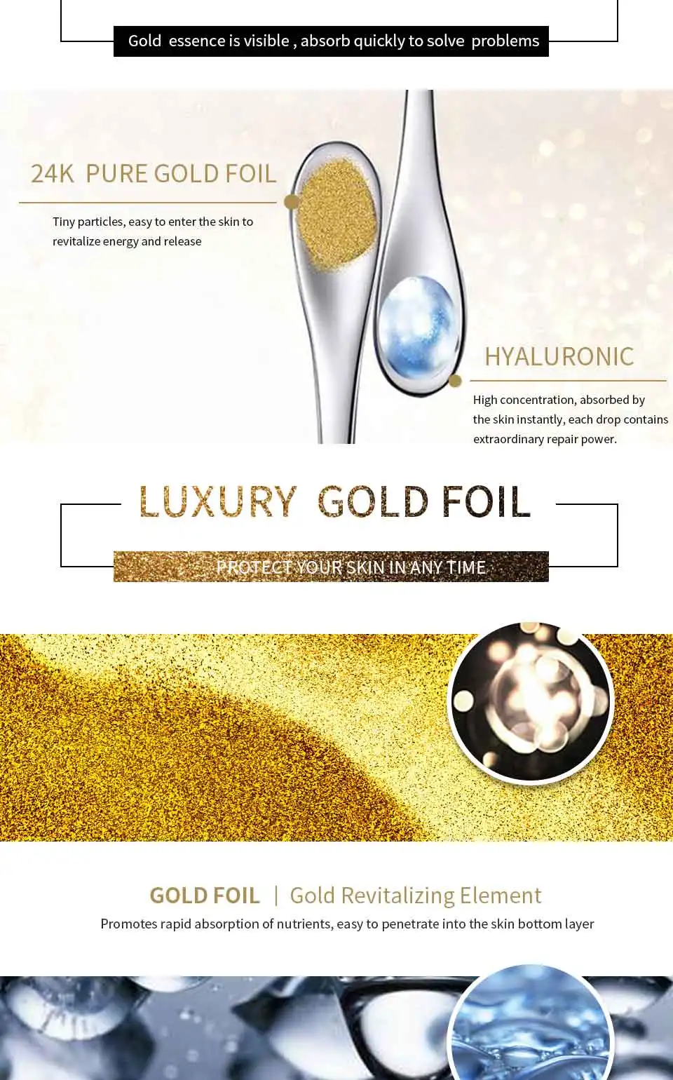 HEMEIEL крем с гиалуроновой кислотой 24k Gold Snail Essence крем для лица антивозрастной увлажняющий питательный коллаген пептид уход за кожей с сывороткой