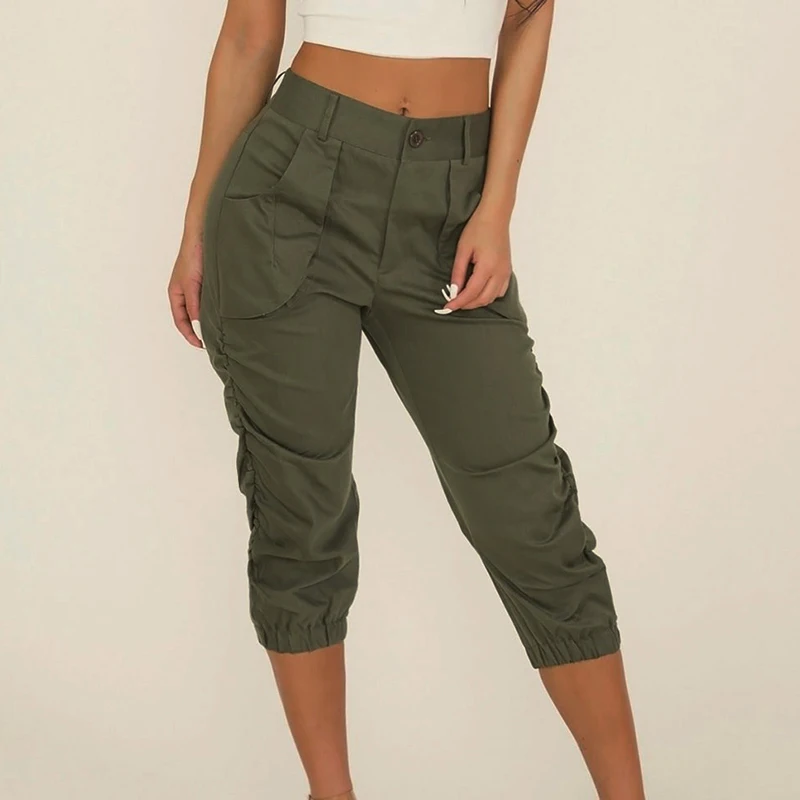 

Women's pants Cropped Capri Pants Casual comfortable Summer Tapered Trousers