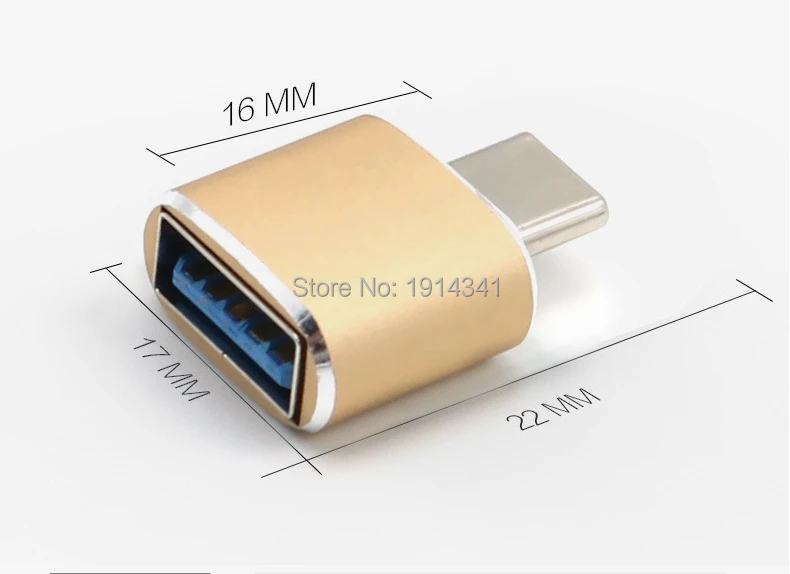 100 шт./лот usb type C OTG маленький телефонный адаптер USB-C к USB3.0 конвертер адаптер для Macbook/Для huawei USB 3,0 к USBC OTG