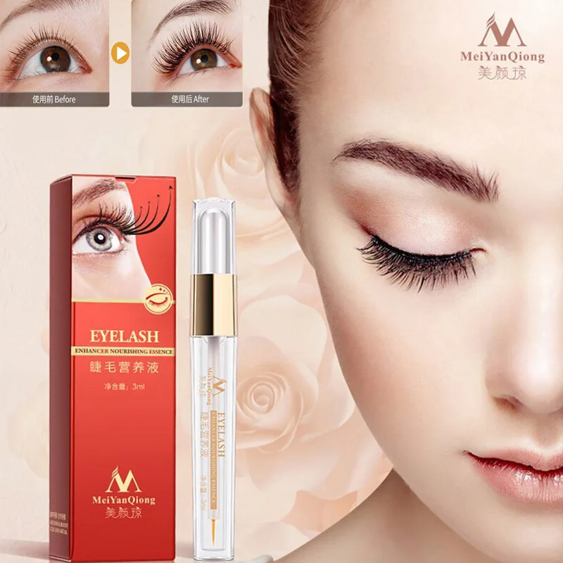 Высокое качество MeiYanQiong макияж жидкость для роста ресниц удлинитель уход за кожей с сывороткой для наращивания ресниц Уход за ресницами