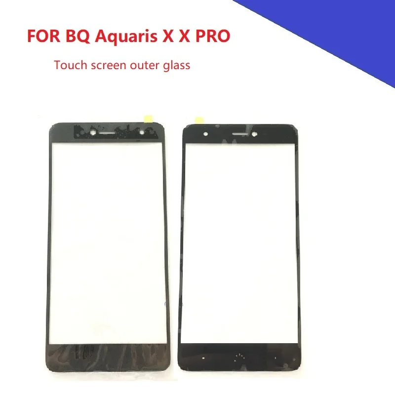

Touch Screen Outer Glass for BQ Aquaris X X PRO Touch Panel Glass Lens Mobile Phone Replacement Parts Black
