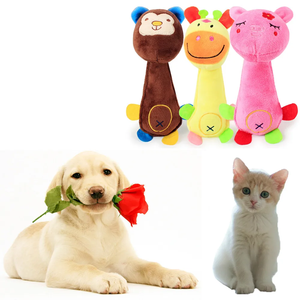 Смешные, в форме животных Pet Puppy Dog игрушки мягкие плюшевые звук скрипучая жевательная игрушка подарки плюшевые нетоксичные 20x7x4cm прекрасные домашние животные игрушки F149