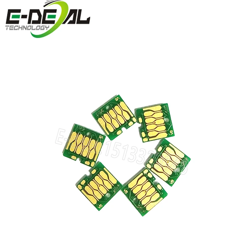 E-deal 5 шт. T6193 чип технического бака для Epson T3000 T5200 T7200 T3270 T5270 T7270 F6000 F6070 B6070 Постоянный