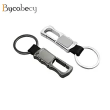 Bycobecy DIY EDC брелок из алюминиевого сплава гибкий держатель для ключей зажим для мужчин держатель для ключей Автомобильный ключницы Органайзер