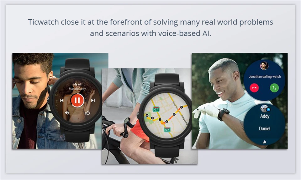 Ticwatch Pro Bluetooth Смарт-часы IP68 Водонепроницаемый поддержка nfc-платежей/Google Assistant одежда OS& nbsp; Google спортивные Смарт-часы