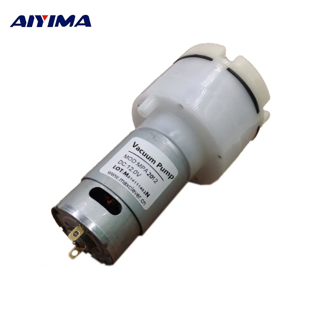 

Aiyima1Pc Micro Vacuum Pump DC12V 24V 50Kpa Low Noise Large Flow Splitter Separator Diaphragm Suction Mini Air Pumps