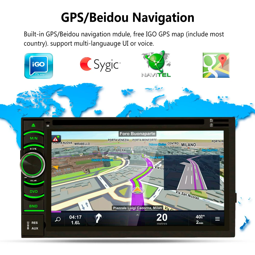 AR6116 6 5 Touch Screen Android 6 0 1 Car font b Radio b font DVD