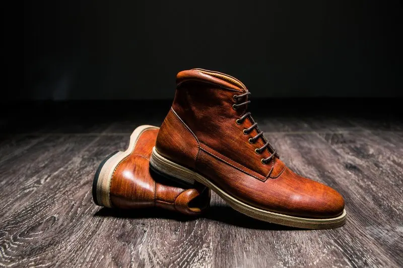 MYCOLEN/зимние мужские ботинки; повседневные рабочие ботинки со шнуровкой; модные брендовые осенние мужские ботинки на платформе; резиновые зимние ботинки - Цвет: brown