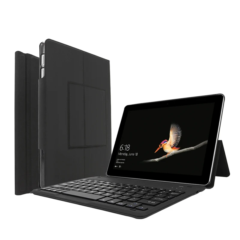 4,0 Bluetooth клавиатура кожаный чехол для microsoft Surface Go 10 дюймов выпущен, ультра-тонкий и легкий беспроводной keybord