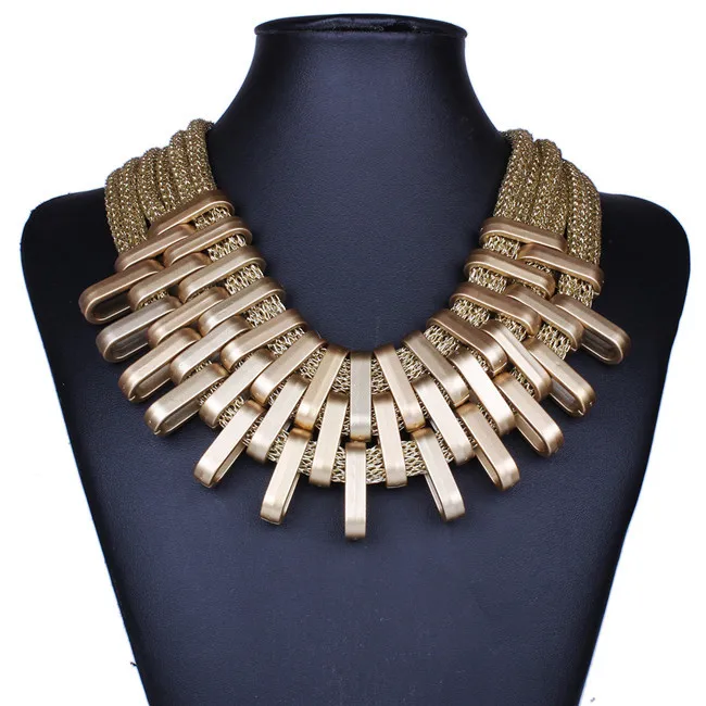 

Hesiod Punk Rock Necklace&Pendant European Fashion all-match Geometric Square Choker Necklace for Women