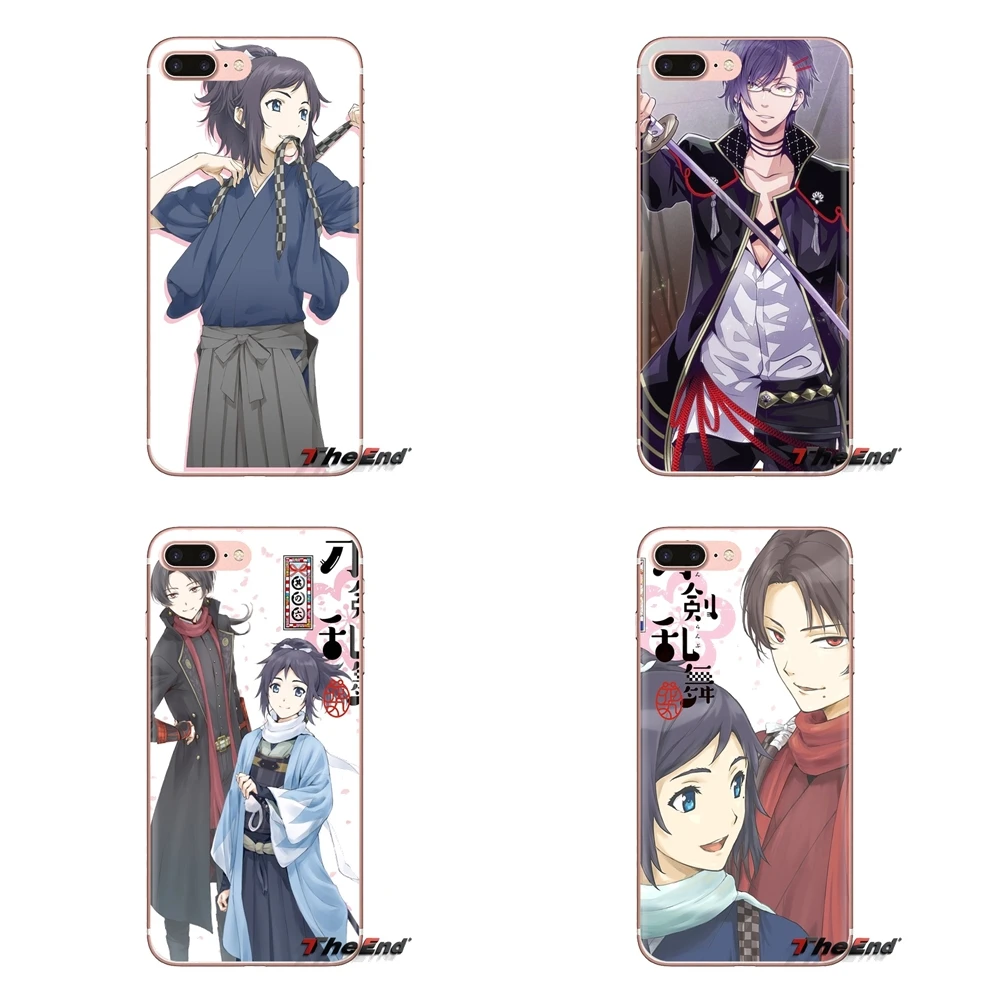 Zoku Touken Ranbu Hanamaru Transparent Clear TPU Case For Samsung Galaxy S3 S4 S5 Mini S6 S7 Edge S8 S9 S10 Plus Note 3 4 5 8 9 |