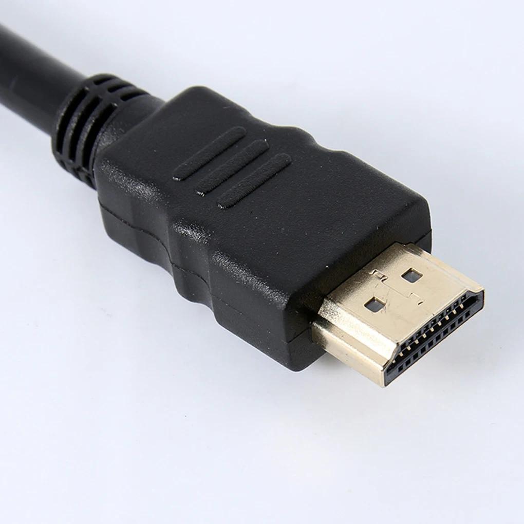 Двойной HDMI кабель 1 в 2 Выход HDMI кабель адаптер видео кабель Разъемы для HD ТВ проектор компьютер