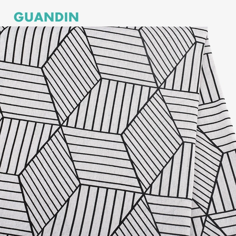 GUANDIN однотонный диван из хлопчатобумажной льняной ткани с принтом занавеска