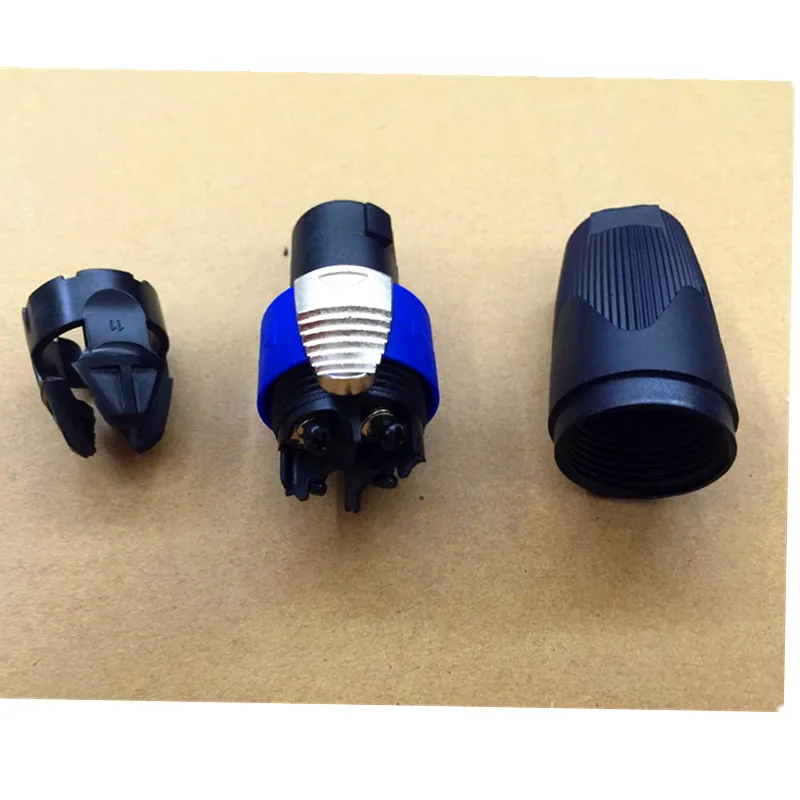 NL4FX Speakon 4 Pole Plug Masculino Áudio Speaker Conectores NL4FC
