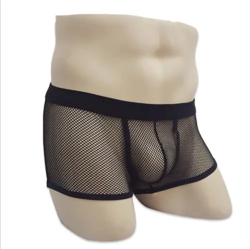 USA-Men-039-s-Mesh-Thong-Trunks-Briefs-G-string-Transparent-Underwear-Underpants