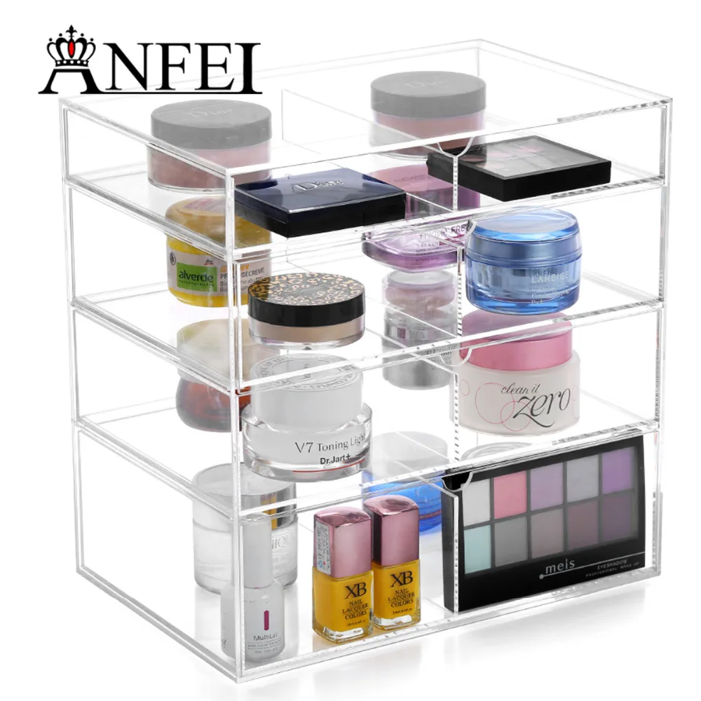 ANFEI High Quality Acrylic Makeup Organizer Rangement Cosmetic