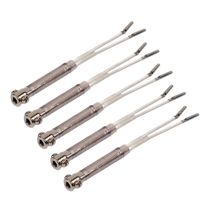 High Quality 5pcs Dc12v 30w Soldering Iron Core Heating Element Replacement Spare Part Welding