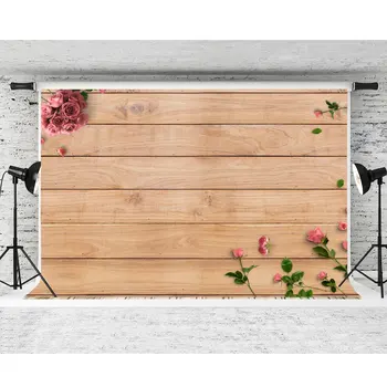 

MTMETY Wedding Wood Floor Photography background Baby shower Backdrop Party Decorations Banner Studio Photography Background