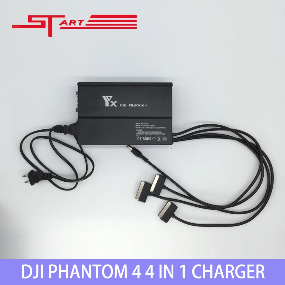 Newest DJI Phantom 4 4 in 1 Battery Charger Power Adapter For DJI Intelligent Battery with