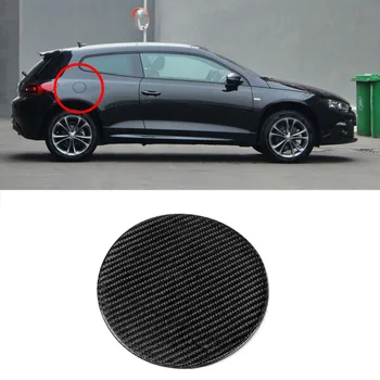 

3D Real Carbon Fiber Gas Fuel Cap Door Cover Pad Sticker Decal For VW Scirocco