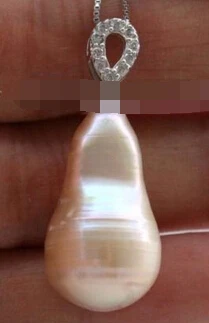 

11.24 Pink Drip Reborn Keshi Pearl Pendant 925silver
