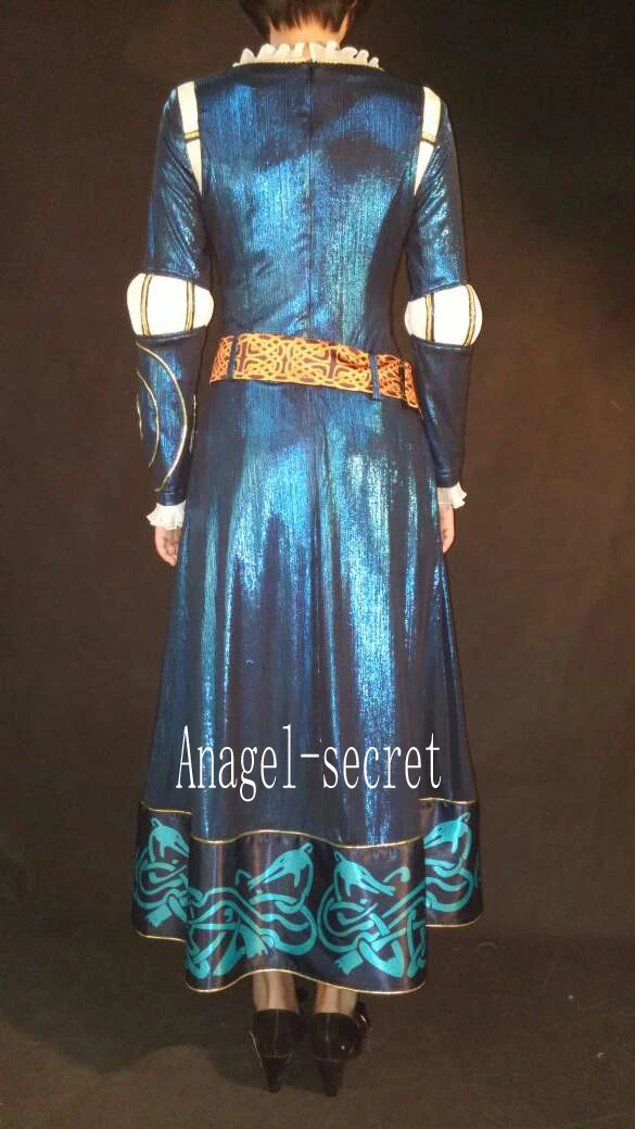 P160 фильм косплей костюм принцессы Merida аналоговый нарядное платье|gown dress|dress dress